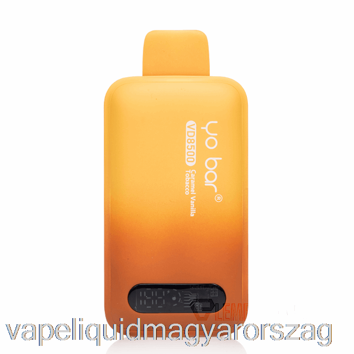 Yo Bar Vd8500 Eldobható Karamell Vanília Dohány Vape Folyadék